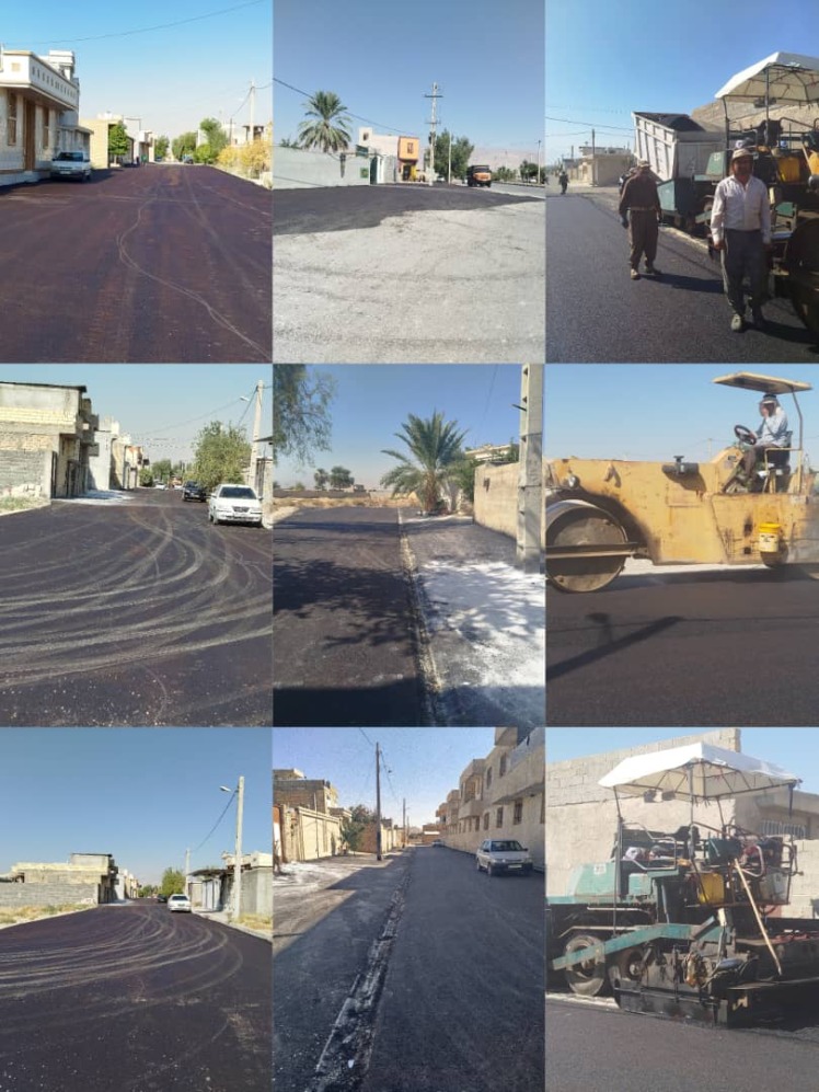 ادامه اجرای طرح نهضت آسفالت ادامه اجرای طرح نهضت آسفالت در نقاط مختلف شهر از جمله معابر خیابان مروارید ، منطقه المزار ، خیابان معدل ، ورودی خیابان شمس آبادی، برخی از کوچه های بلوار قطب الدین آبان ماه 1404 شمسی. 