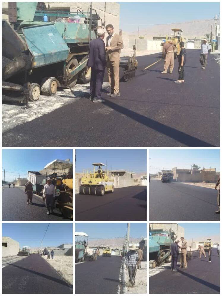گزارش تصویری از انجام آسفالت قسمتی از معابر شهرک مرتضی علی ( خیابان تختی) آبان ماه 1404 شمسی