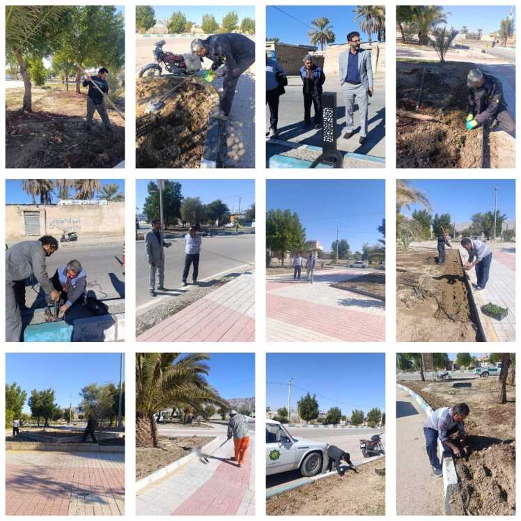 گزارش تصویری از بازدید میدانی مهندس حاجتی نیا شهردار قطب آباد از پروژه های عمرانی و خدماتی شهرداری در راستای تسریع و تسهیل امور در آستانه سال جدید ، دی ماه 1404شمسی