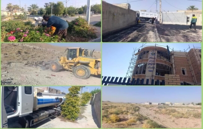 شمه ای از امور انجام شده توسط شهرداری قطب آباد 