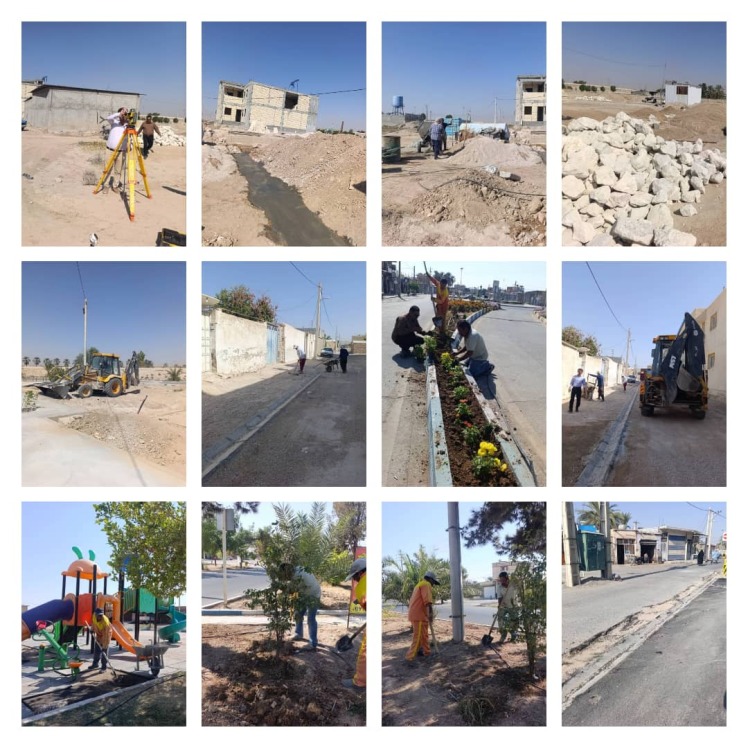 گزارش تصویری از اقدامات شهرداری قطب آباد در خصوص پروژه‌های عمرانی و خدماتی در پنج ماه مانده به سال جدید