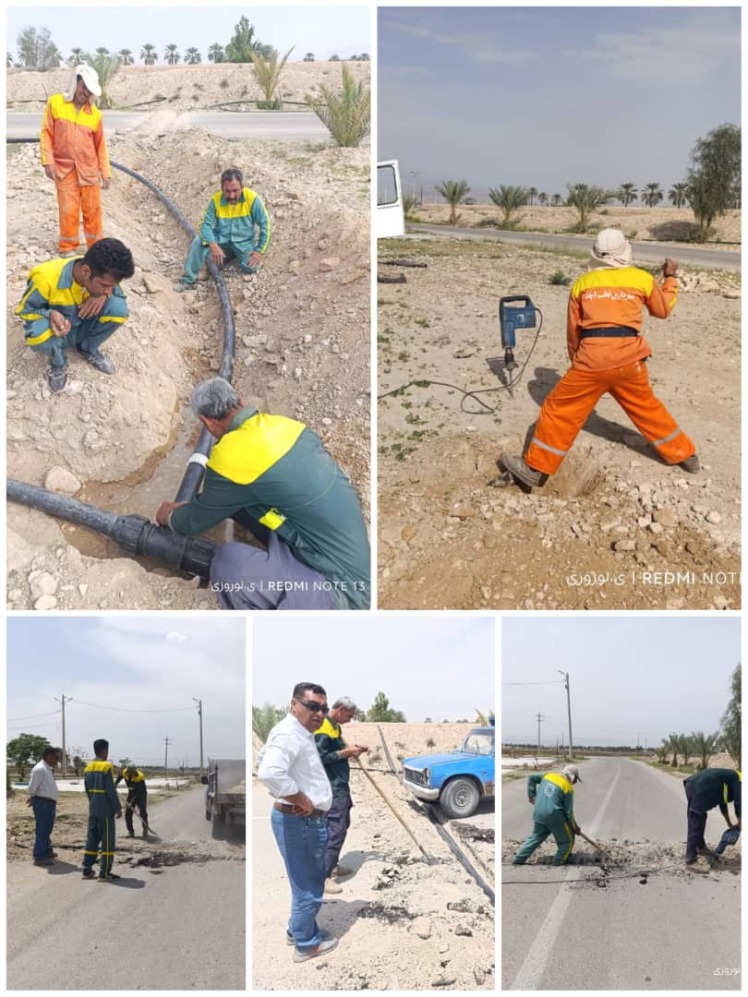 پارک شهدا در مدار سیستم تحت فشار فضای سبز قرار گرفت