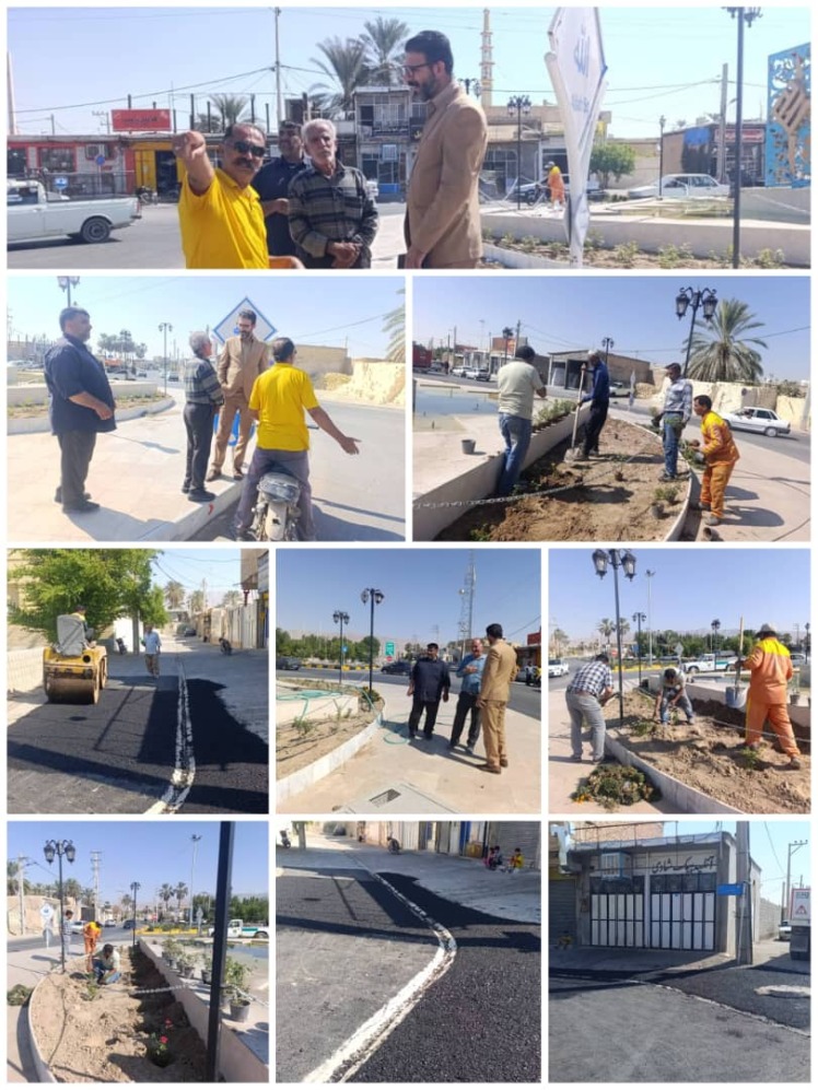 گزارش تصویری از اقدامات عمرانی و خدماتی شهرداری قطب آباد و اظهار نظر مثبت شهروندان به این اقدامات ، امروز یکم آبان ماه 1404 شمسی.