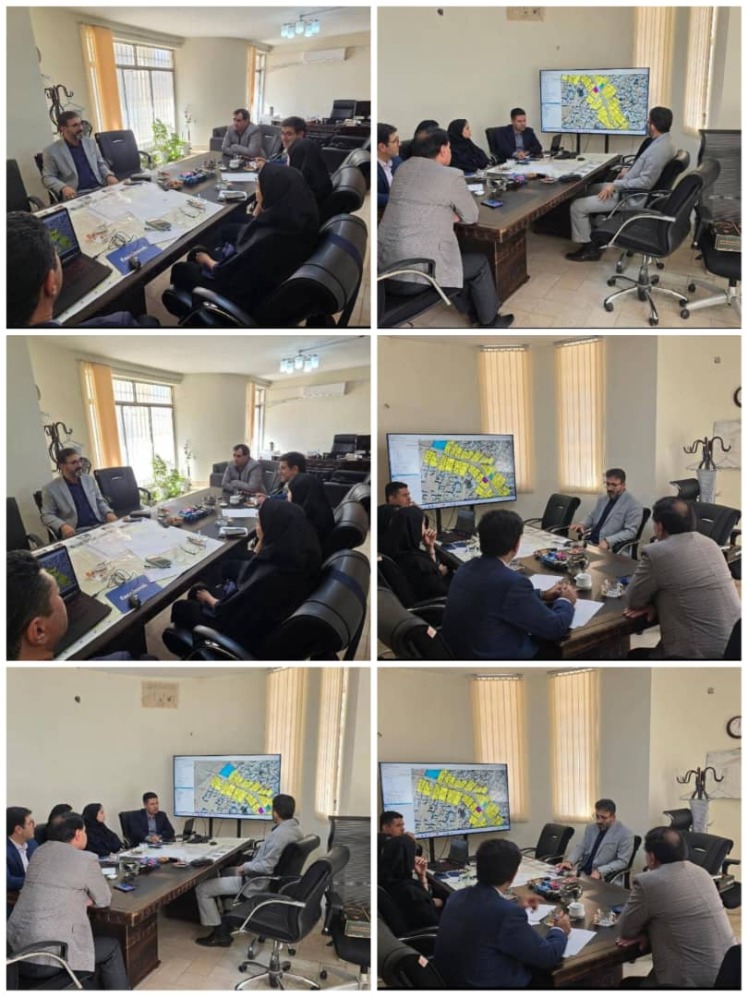 دیدار شهردار قطب آباد با ریاست محترم اداره بنیاد مسکن شیراز و گروه مشاوره در خصوص طرح بازآفرینی شهری ۲۰ آبان ۱۴۰۴