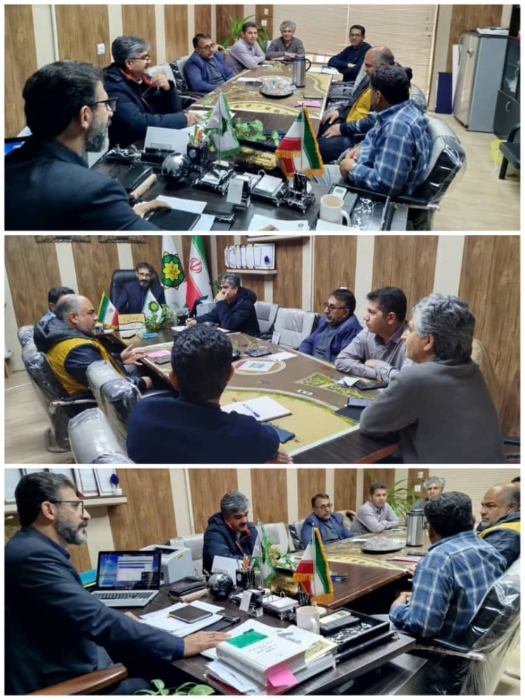 جلسه کمیته اجرایی شهرداری با حضور مهندس حاجتی نیا شهردار و کارکنان شهرداری برگزار گردید